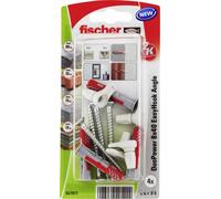 Fischer DuoPower 8x40 EasyHook Angle K (4) Assortiment de chevilles 557917 1 set