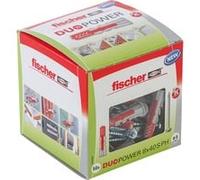 Boîte de 50 chevilles bi-matière FISCHER Duopower PH avec vis
