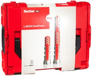 Fischer DuoPower L-BOXX 102 Jeu De Chevilles 910 Pièces En L-Boxx