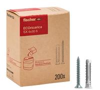 Fischer EcoriCharge 200 Chevilles SX 6 x 30 S avec vis