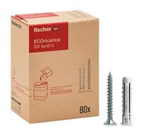Fischer EcoriCharge 80 Chevilles SX 8 x 40 S avec vis