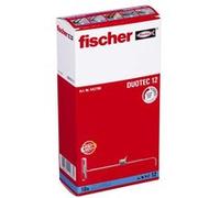 Fischer DUOTEC 12 10 pc(s) Kit crochet à vis et cheville murale 60 mm