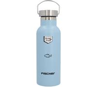 Fischer Sports Gourde pour cycliste Boy enfant, acier inoxydable 500 ml, bouchon à vis, Bleu