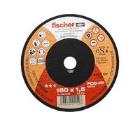Fischer FCD-FP 180 x 1,5 inox Disque de coupe pour métal et acier inoxydable haute performance, type 41 assiette, pour meuleuse d'angle, 1 pièce