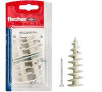 Fischer FID II Plus 80 mm, 2 chevilles avec vis pour isolation thermique, isolantes, utilisables avec cheville chimique, 573825