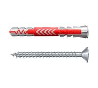 fischer fischer Cheville bi-matière DuoPower 6 x 50 S avec vis, boîte à fenêtre Quantité:50