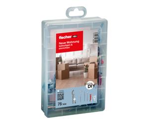fischer fischer Nouvelle maison easyDIY Box + vis (76 pièces) Quantité:1