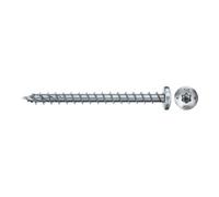 Fischer Power-Fast II FPF II Vis pour panneaux d'aggloméré 5,0x50 mm 100 pièces ( 670439 ) Pan Head avec Torx filetage complet électro-zingué, passivé bleu