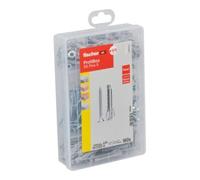 Boîte de 160 chevilles à expansion SX et vis FISCHER 567897 nylon SX - Ø 6-8 mm