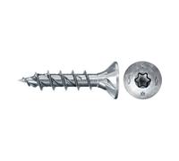 fischer fischer Vis PowerFast II FPF II CTF 5,0x30 BC 500 Tête fraisée, empreinte TX, zingué blanc, filetage total Quantité:500