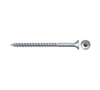 Boîte de 200 vis bois PowerFast II FISCHER tête fraisée TX zingué blanc filetage partiel