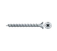 fischer fischer Vis PowerFast II FPF II CZF 6,0x60 BC 200 Tête fraisée, empreinte PZ, zingué blanc, filetage total Quantité:100