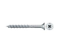 fischer fischer Vis PowerFast II FPF II CZP 6,0x60 BC 30 Tête fraisée, empreinte PZ, zingué blanc, filetage partiel Quantité:100