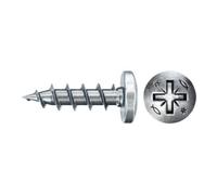 fischer fischer Vis PowerFast II FPF II PZF 3,5x16 BC 200 Tête cylindrique bombée, empreinte PZ, zingué blanc, filetage total Quantité:200