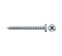 fischer fischer Vis PowerFast II FPF II PZF 4,0x50 BC 200 Tête cylindrique bombée, empreinte PZ, zingué blanc, filetage total Quantité:200