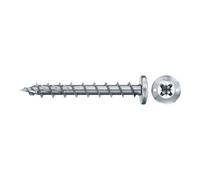 fischer fischer Vis PowerFast II FPF II PZF 6,0x60 BC 100 Tête cylindrique bombée, empreinte PZ, zingué blanc, filetage total Quantité:100