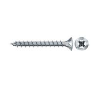 fischer fischer Vis PowerFast II FPF II RZF 4,0x45 BC 500 Tête fraisée bombée, empreinte PZ, zingué blanc, filetage total Quantité:500