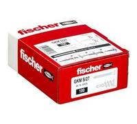Fischer Chevilles métalliques pour plaques de plâtre GKM 27 avec vis – 100 pièces