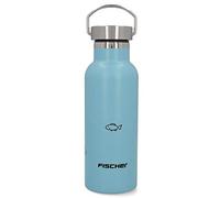 Fischer Gourde en Acier Inoxydable 500 ML | pour Enfants | Bouchon à vis | Utilisation Alimentaire