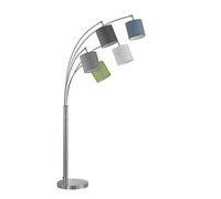 Fischer&Honsel Annecy Lampadaire Métal 40 W Nickel