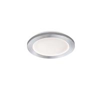 Fischer & Honsel Gotland LED Plafonnier 8,4W blanc chaud dimmable verre acrylique chrome IP44 21174