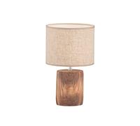 Lampe à poser - Fischer - 50586 - Béton - Abat-jour en tissu - Ambiance chaleureuse
