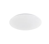 Fischer & Honsel | Plafonnier Mona | Blanc satiné | Blanc | Verre acrylique | D : 39,50 cm | Projection : 8,50 cm | Intensité variable par interrupteur mural sur 3 niveaux | 1 x LED 18,0 W 3000 K |