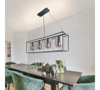 Fischer & Honsel Samu Suspension E27, 4 sources lumineuses, 60894,