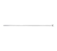 fischer Lot de 100 serre-câbles BN 2,5 x 120 mm de qualité supérieure pour un regroupement facile des câbles et des tuyaux, transparent, n° d'article 87479