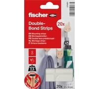 fischer Lot de 20 bandes adhésives double face pour usage intensif
