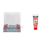 fischer - Masterbox de 80 Chevilles bi-matière et Multi-matériaux DUOPOWER avec 80 vis / 50 DUOPOWER & Sader Rebouche Tout - Enduit de Rebouchage Intérieur Prêt à l’Emploi - Tous Supports