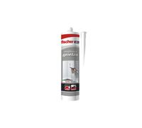 fischer - Mastic acrylique blanc pour combler les fissures, réparations en intérieur, peint, lavable à l'eau, grande adhérence multi-matériaux et facile à appliquer (300 ml) - Blanc
