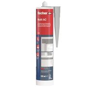 fischer - Mastic acrylique Multi AC gris - Utilisation intérieure - 1 cartouche de 310 ml avec canule
