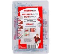 Fischer Boîte d'assortiment de chevilles Master-Box DUOPOWER + vis 160 unités