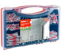 Fischer Meister-Box XL Altbau, 280 pièces de chevilles et vis, diamètre 6-10 mm, longueur 30-80 mm, pour bricoleurs et professionnels, chevilles universelles DuoPower, idéales pour les murs et les