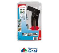 Fischer Kit de montage 531389 HM-Z - pince, goujon et vis, 30 chevilles HM pour corps creux