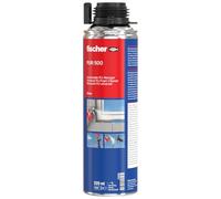 fischer Nettoyant pour pistolet en polyuréthane hautement actif pour le nettoyage des pistolets à mousse, avec tête de pulvérisation séparée pour les surfaces extérieures, convient pour tous les