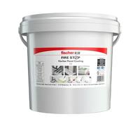 Fischer - Panneau et Mortier coupe-feu - Système de panneau enduit coupe-feu pour le calfeutrement de passage de services FPC 5 litres