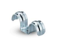 fischer - Pontet demi-lune BSMZ 20 pour la fixation de câbles et tuyaux/Boite de 50