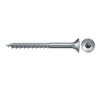 Boîte de 200 vis bois PowerFast II FISCHER tête fraisée TX zingué blanc filetage partiel