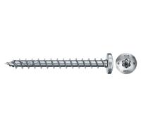 Fischer Power-Fast II FPF II Vis pour panneaux d'aggloméré 4,0x35 mm 200 pièces ( 670238 ) Pan Head avec Torx filetage complet électro-galvanisé, passivé bleu