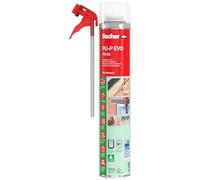 Fischer PU-P EVO 750 B2 Mousse polyuréthane manuelle et pour pistolet | À faible teneur en isolants < 0,1 %, utilisation sans formation obligatoire, isolation acoustique et thermique