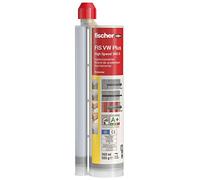 fischer - Résine vinylester FIS VW Plus HIGH SPEED / 1 cartouche de 360ml + 2 becs mélangeurs FIS MR Plus