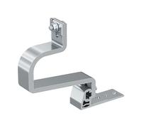 Fischer RH 40-52 V AL 10 crochets en aluminium pour toits de tuiles, 2 réglages, greffage vertical, pour profils de panneaux solaires photovoltaïques, 571741