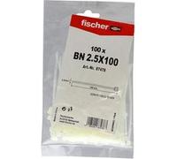 Fischer Serre-câbles 87478 2,5x100 mm Nylon Transparent – 100 pièces