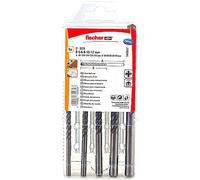 Fischer – Jeu de forets à pierre D-SDX SET Ø 5–12 mm, 5 pièces