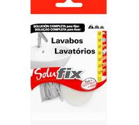 fischer - Solufix Lavabos, ensemble support pour fixer et ancrer les lavabos