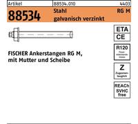 Fischer Tige d'ancrage RG M12x380 5.8