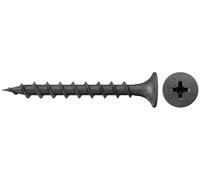 fischer - Vis 3,9x25 phosphatée anti-corrosion à tête fraisée cruciforme et filetage large pour plaque de plâtre/Boîte de 1000, Argenté