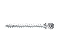 fischer fischer Vis PowerFast II FPF II CZF 6,0x50 BC 400 Tête fraisée, empreinte PZ, zingué blanc, filetage total Quantité:100